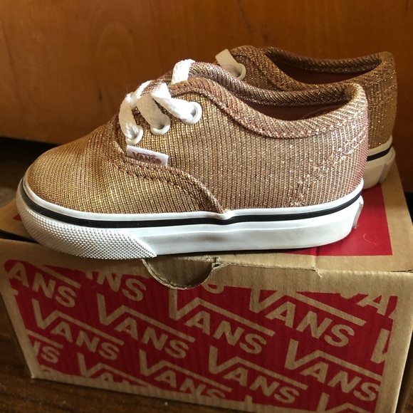 rose gold vans toddler